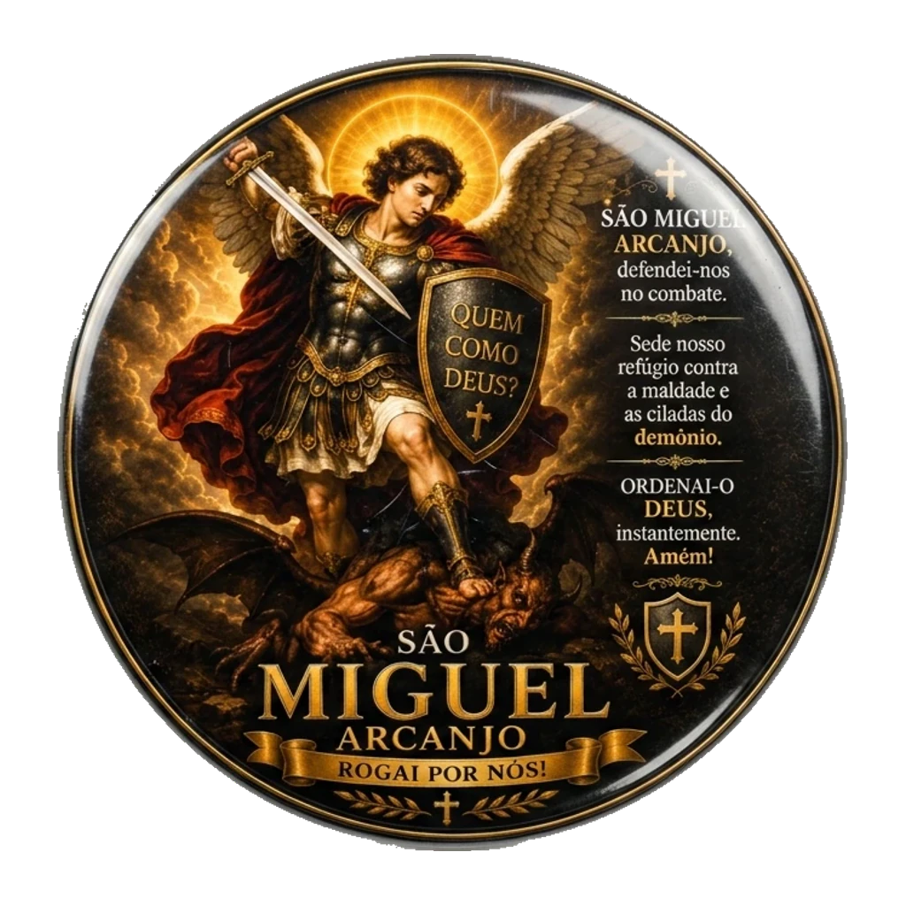 Mockup de botton de São Miguel