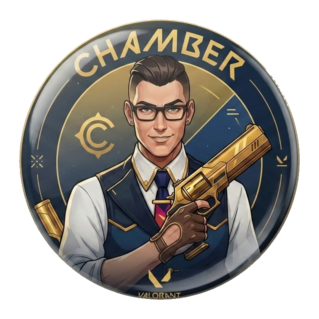 Mockup de botton de Chamber