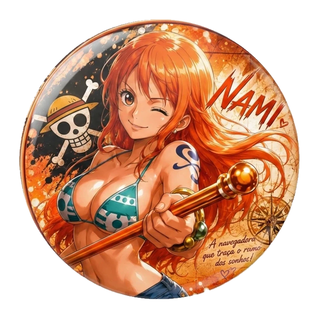 Mockup de botton de Nami